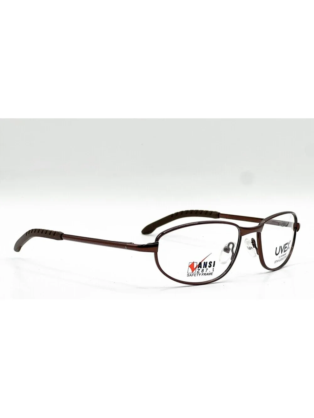 Uvex Sw02 Adb Brown Safety Authentic Eyeglasses 54-17-130
